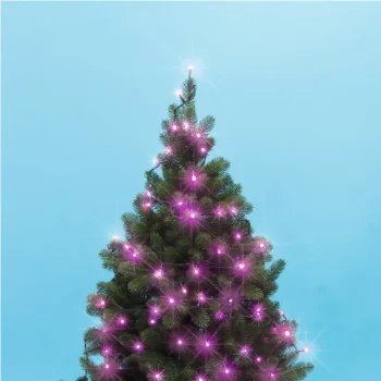 Lampice za jelku sa 50 rozih LED dioda KII50/P-1